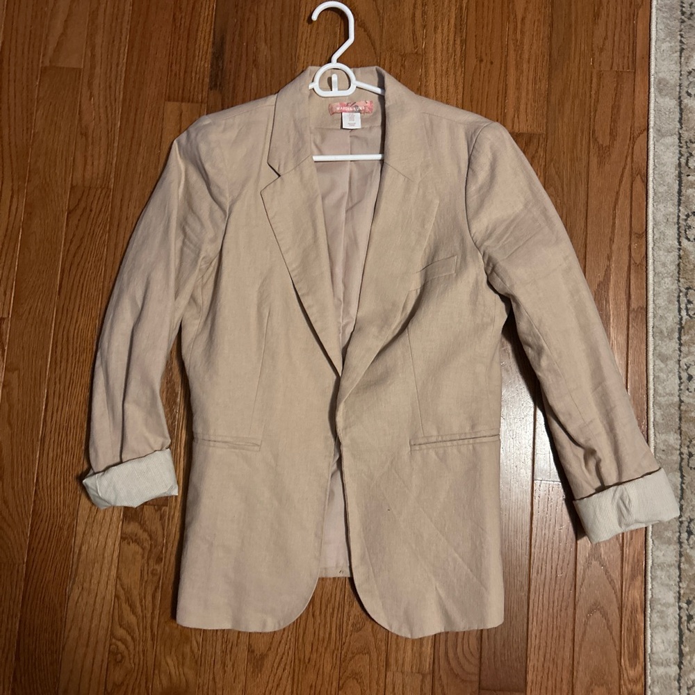 Marina Luna Cream Blazer